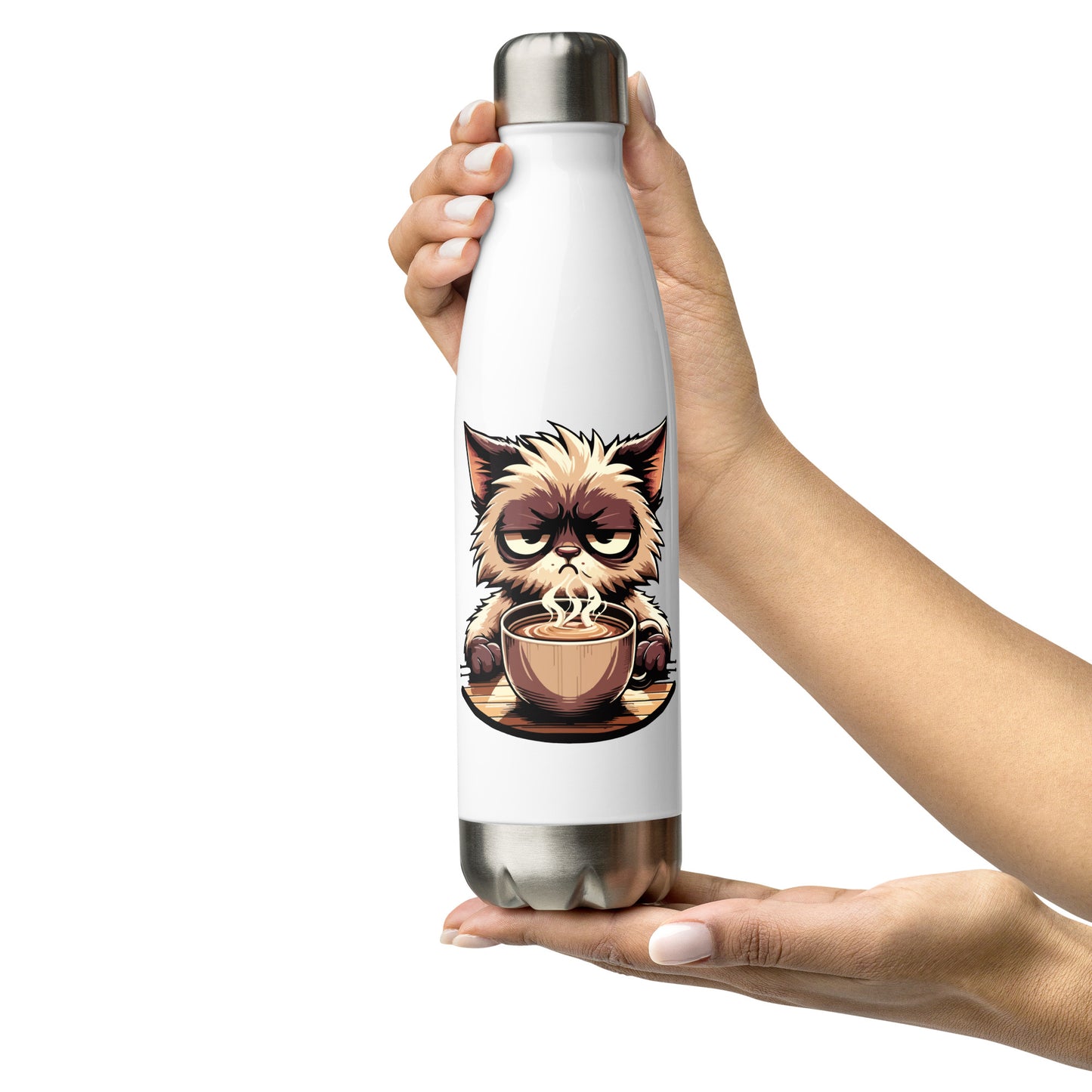 Cat-titude - Stainless steel water bottle